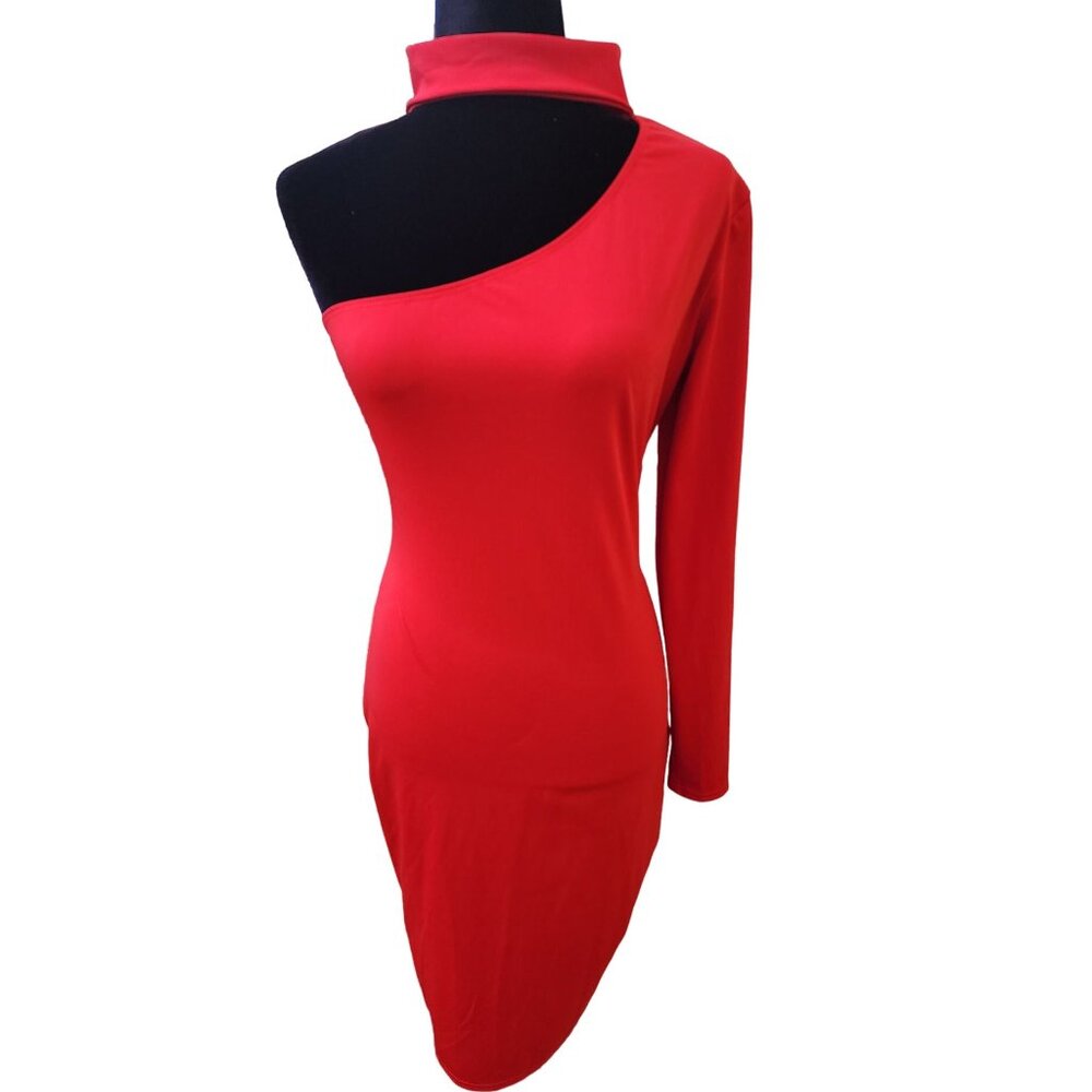 ❤️‍🔥Gorgeous Striking Designer Runway Evening Cocktail Party Glamour Sexy Dress